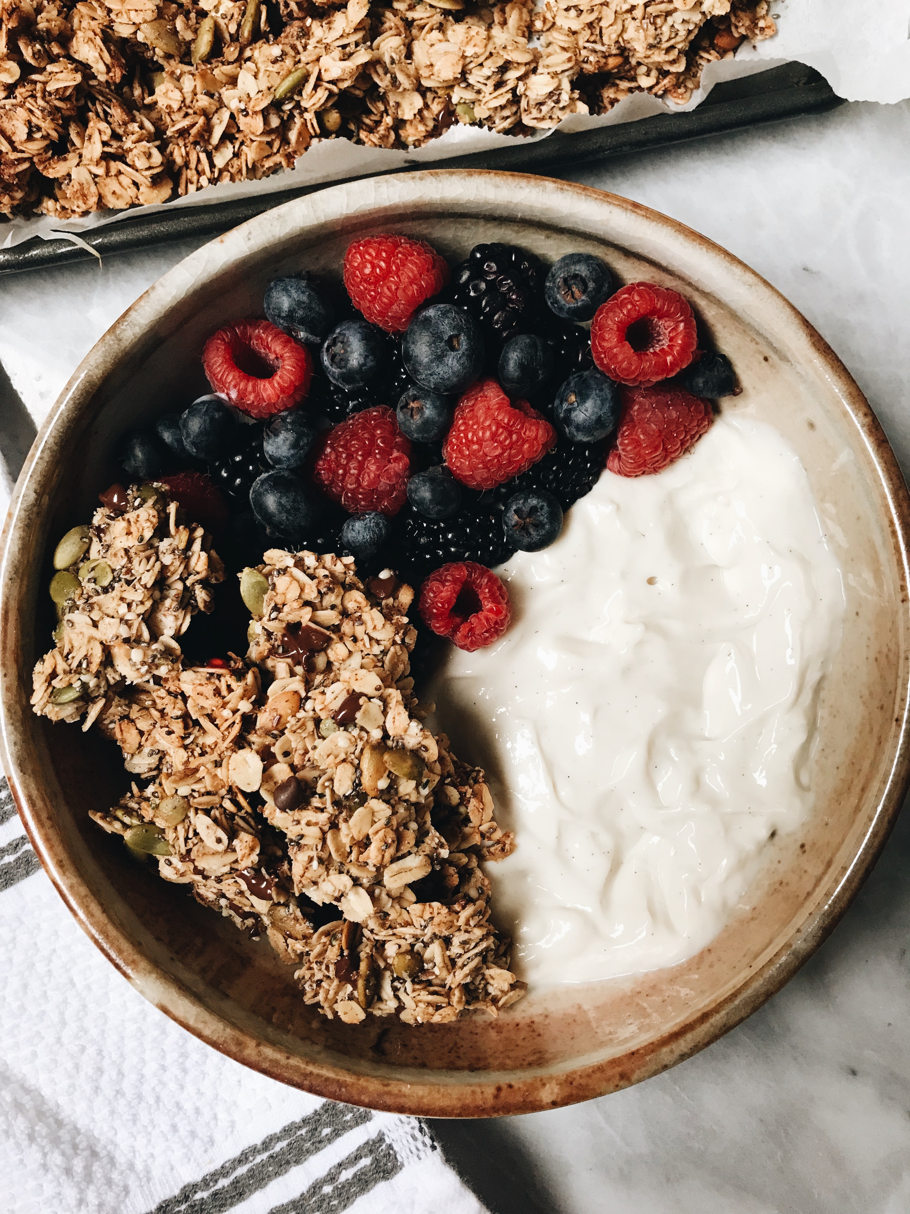 Vegan Yogurt & Granola Bowls