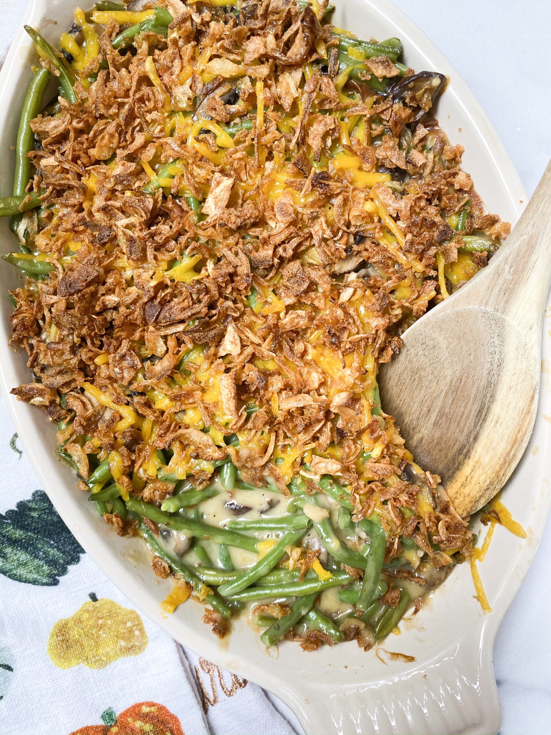 Cheezy Green Bean Casserole – Plant Based Jane