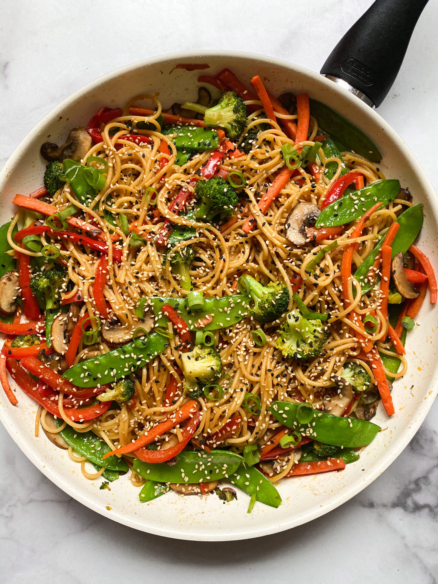 Veggie Noodle Stir Fry – Plant Based Jane