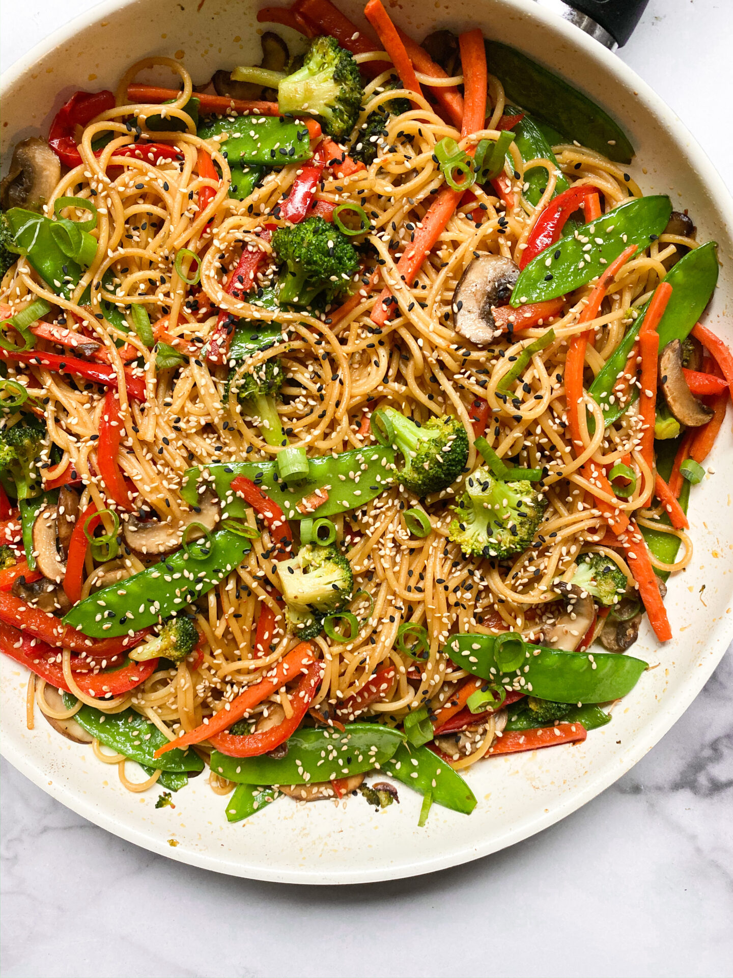 Veggie Noodle Stir Fry – Plant Based Jane