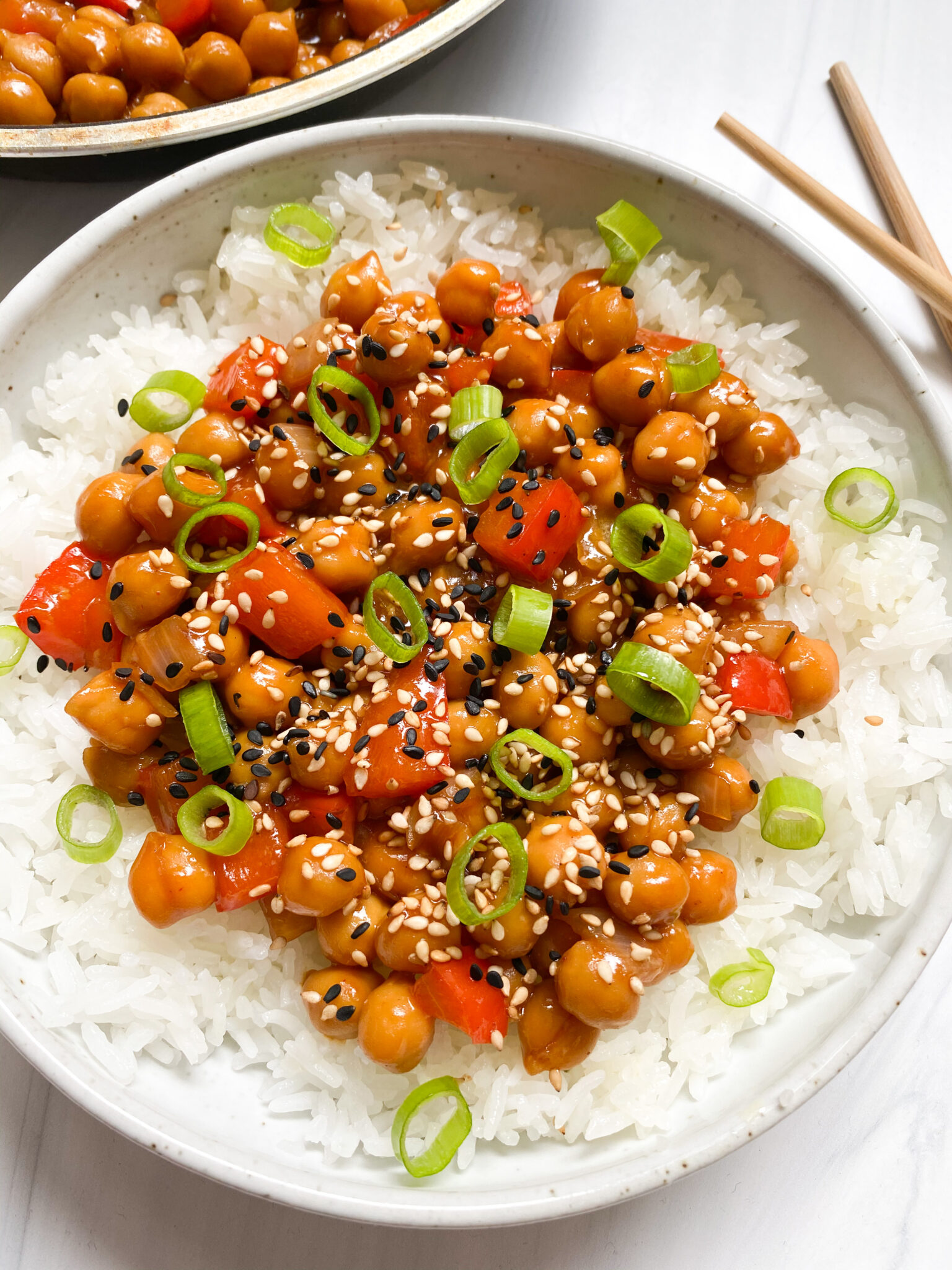 Kung Pao Chickpeas – Plant Based Jane