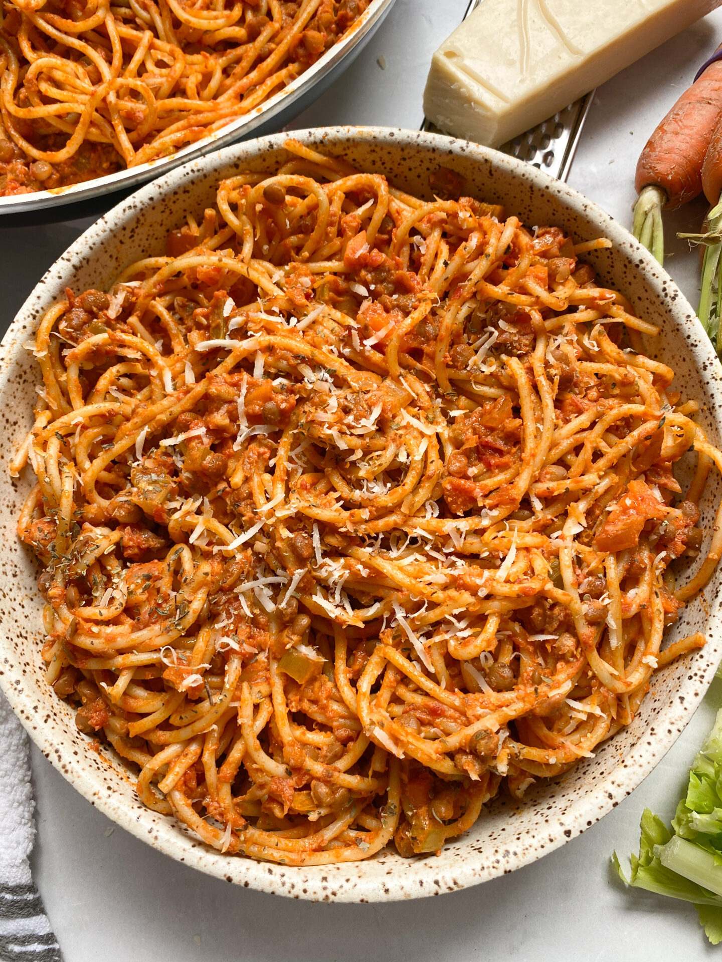 Simple Lentil Bolognese – Plant Based Jane