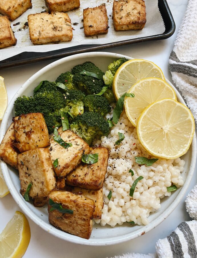 Delicious Baked Tofu