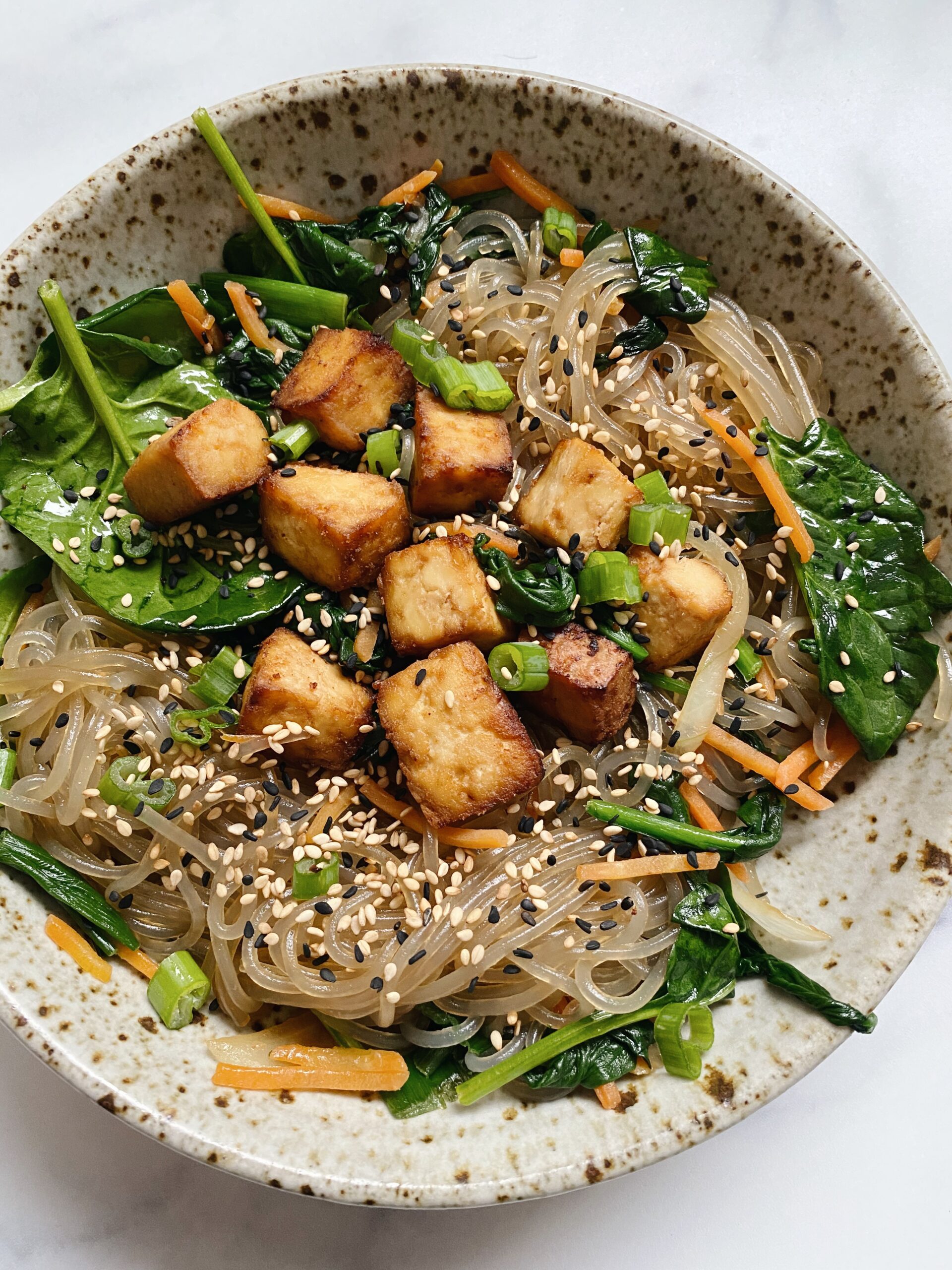 Tofu With Glass Noodles & Vegetables
